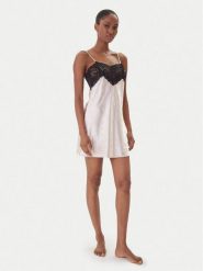Guess Koszula nocna O5BX02 W4732 Różowy Regular Fit. Czerwone koszule nocne damskie Guess, z aplikacjami, z syntetyku, bez ramiączek. Za 299.99 zł.