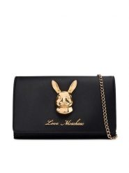 LOVE MOSCHINO Torebka JC4283PP0PKX0000 Czarny. Czarne torebki do ręki damskie Love Moschino, bez wzorów, z materiału, bez dodatków. Za 729.99 zł.