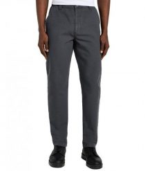 LEE MĘSKIE SPODNIE MATERIAŁOWE RELAXED WORKWEAR CHINO DARK MUTE GRAY 112355785 L78K008531. Szare eleganckie spodnie męskie Lee, bez wzorów, z materiału. Za 219.99 zł.