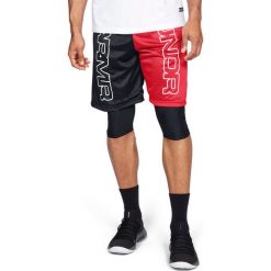 Under Armour Baseline Court Szorty Czarny Czerwony. Czarne szorty męskie Under Armour, bez wzorów, z materiału. Za 188.95 zł.