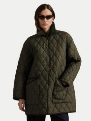 Polo Ralph Lauren Kurtka przejściowa 211971180002 Zielony ciemny Oversize. Zielone kurtki damskie Polo Ralph Lauren, xs, bez wzorów, z syntetyku, bez kaptura. Za 2,199.00 zł.