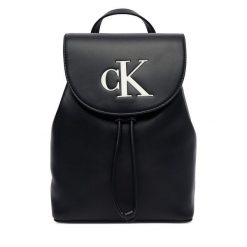 Plecak Calvin Klein. Czarne plecaki damskie Calvin Klein, bez wzorów. Za 489.99 zł.