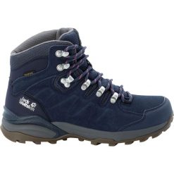 Buty trekkingowe damskie Jack Wolfskin Refugio Texapore Mid. Czarne obuwie trekkingowe damskie Jack Wolfskin, z materiału, za kostkę, bez zapięcia. Za 569.00 zł.