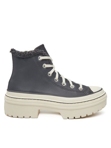Converse Trampki Chuck Taylor All Star Lugged Heel Sherpa A10152C 094 Granatowy. Niebieskie trampki i tenisówki damskie Converse, bez wzorów, z materiału, bez zapięcia. Za 299.99 zł.