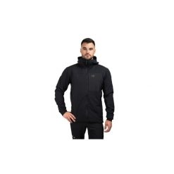 Kurtka trekkingowa Proton Hoody. Czarne kurtki męskie Arc'teryx, bez wzorów, z puchu, sportowe, z kapturem. Za 1,549.99 zł.