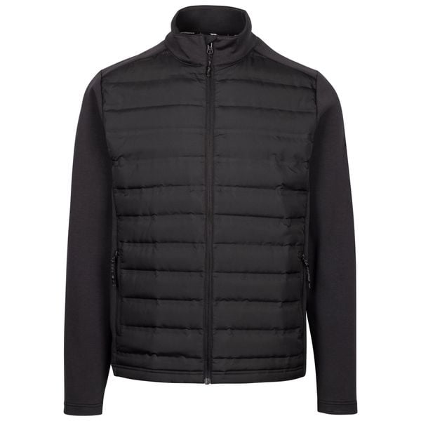 Męska Kurtka Orford Hybrid Padded Jacket. Czarne kurtki męskie Trespass, l, bez wzorów, z dzianiny, bez kaptura. Za 232.99 zł.
