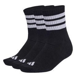 Skarpety 3 Stripes Cushioned Sportswear Mid Cut Socks 3 Pair Pack. Białe skarpetki damskie Adidas, bez wzorów. Za 59.95 zł.