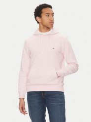 Tommy Hilfiger Bluza Essential MW0MW37235 Różowy Regular Fit. Czerwone bluzy męskie Tommy Hilfiger, m, bez wzorów, z bawełny, bez ramiączek, bez kaptura. Za 309.99 zł.
