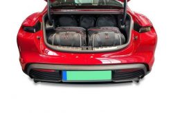 Torby Do Bagażnika Porsche Taycan Ev 2019+ 5Szt Kjust. Czarne torby podróżne damskie KJUST, bez wzorów, z kauczuku. Za 1,251.00 zł.