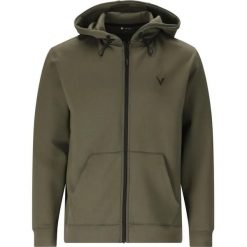 Zipperowany hoodie Virtus Taro. Zielone bluzy męskie VIRTUS, m, bez wzorów, bez ramiączek, z kapturem. Za 335.50 zł.