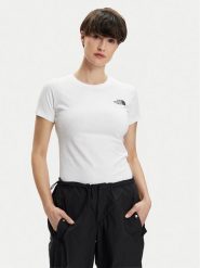 The North Face T-Shirt Redbox NF0A87NM Biały Regular Fit. Białe t-shirty damskie The North Face, m, bez wzorów, z bawełny, bez kołnierzyka, bez ramiączek. Za 109.99 zł.