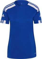 Adidas Koszulka damska adidas Squadra 21 GK9150 : Rozmiar - XL (178cm). Bluzki damskie Adidas, xl, bez wzorów, bez kołnierzyka, bez ramiączek. Za 71.60 zł.