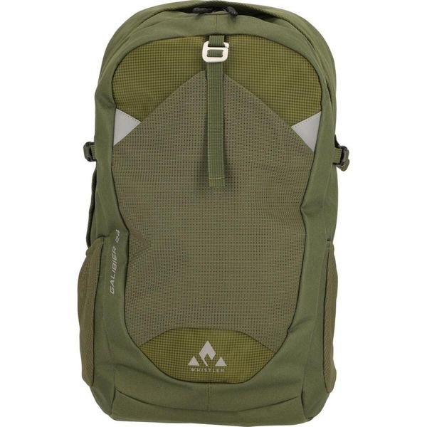 Plecak trekkingowy Whistler Galibier 24L. Zielone plecaki męskie Whistler, bez wzorów, z materiału, biznesowe. Za 134.99 zł.