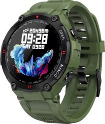 Smartwatch Gravity GT7-3 Zielony (GT7-3). Zielone zegarki smartwatch Gravity, bez wzorów. Za 182.38 zł.