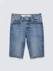 Szorty damskie jeansowe niebieskie Shira 469. Niebieskie szorty damskie BIG STAR, bez wzorów, z bawełny, klasyczne, z podwyższonym stanem. Za 159.99 zł.