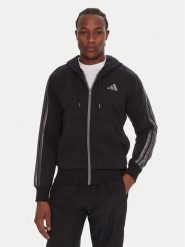 Adidas Bluza Holiday 3-Stripes JM1695 Czarny Regular Fit. Czarne bluzy męskie Adidas, m, bez wzorów, z bawełny, bez ramiączek, bez kaptura. Za 249.99 zł.