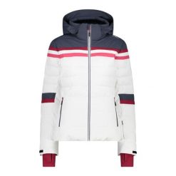 Damska kurtka narciarska CMP 3M™ Thinsulate™. Białe kurtki sportowe damskie CMP, m, bez wzorów, z materiału, bez ramiączek, z kapturem, narciarskie, thinsulate. Za 847.80 zł.