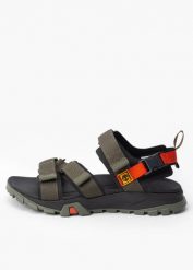 Sandały męskie TIMBERLAND Garrison Trail. Zielone sandały męskie Timberland, na lato, bez wzorów, z gumy, bez zapięcia. Za 399.99 zł.