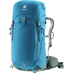 Plecak turystyczny Deuter Trail Pro 36 - wave/ivy. Niebieskie plecaki męskie Deuter, bez wzorów, sportowe. Za 886.99 zł.