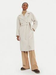 Weekend Max Mara Płaszcz wełniany Resina 2425016092 Écru Regular Fit. Płaszcze damskie Weekend Max Mara, na zimę, bez wzorów, z wełny, bez kołnierzyka, bez kaptura. Za 3,449.00 zł.