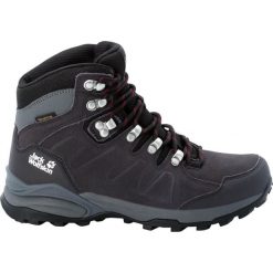 Buty trekkingowe damskie Jack Wolfskin Refugio Texapore Mid. Szare obuwie trekkingowe damskie Jack Wolfskin, z gumy, za kostkę, bez zapięcia. Za 449.99 zł.
