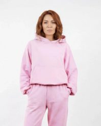 Damska bluza oversize UNLEASH WINGS PINK. Czerwone bluzy damskie Wings, uniwersalny, bez wzorów, z materiału, bez ramiączek, bez kaptura. Za 249.90 zł.