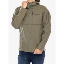 Kurtka softshell męska Columbia Ascender II Hooded Softshell Jacket. Zielone kurtki męskie Columbia, m, bez wzorów, z softshellu, bez kaptura, trekkingowe. Za 319.99 zł.
