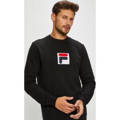 Fila - Bluza. Brązowe bluzy męskie Fila, l, z aplikacjami, z bawełny, bez ramiączek, bez kaptura. W wyprzedaży za 199.90 zł.