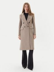 Maryley Płaszcz przejściowy 25IB807/01SS Beżowy Regular Fit. Brązowe płaszcze damskie Maryley, m, bez wzorów, z syntetyku, bez kołnierzyka, bez kaptura. Za 1,049.00 zł.