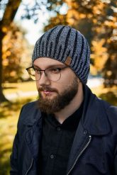 Męska czapka z polarem Brødrene cz16 j. szara 9934. Szare czapki męskie na zimę, bez wzorów, z polaru. Za 22.05 zł.