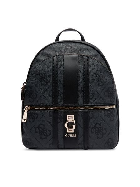 Guess Plecak Erenia HWSO78 38330 Szary. Szare plecaki damskie Guess, z aplikacjami, ze skóry. Za 389.99 zł.