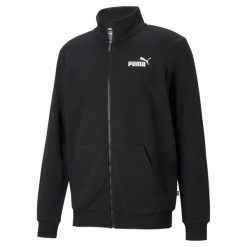 Bluza dresowa męska Puma ESS TRACK. Czarne bluzy męskie Puma, m, bez wzorów, z dresówki, sportowe, bez ramiączek, bez kaptura. Za 290.00 zł.