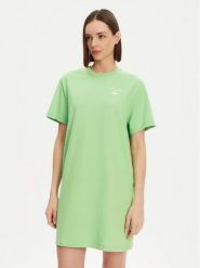Lacoste Sukienka codzienna EF9573 Zielony Regular Fit. Zielone sukienki damskie Lacoste, na co dzień, bez wzorów, z bawełny, bez kołnierzyka, bez ramiączek, proste. Za 309.99 zł.
