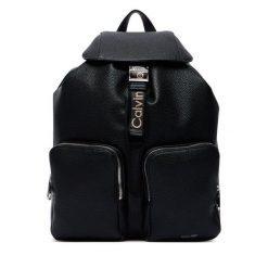 Plecak Calvin Klein. Czarne plecaki damskie Calvin Klein, bez wzorów. Za 649.99 zł.
