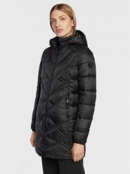 CMP Płaszcz zimowy 32K3036 Czarny Regular Fit. Czarne płaszcze damskie CMP, na zimę, bez wzorów, z syntetyku, bez kołnierzyka, bez kaptura. Za 349.99 zł.