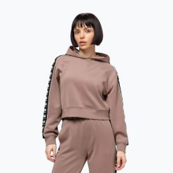 Bluza damska Pitbull Verona Hooded Oversize. Brązowe bluzy damskie PITBULL, m, bez wzorów, z elastanu, bez ramiączek, bez kaptura. Za 209.99 zł.