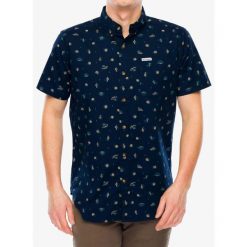 Koszula męska Columbia Rapid Rivers Printed Short Sleeve Shirt. Niebieskie koszule męskie Columbia, m, bez wzorów, casualowe, bez kołnierzyka, bez ramiączek. Za 172.99 zł.