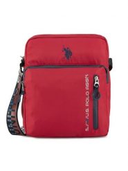 U.S. Polo Assn. Saszetka BIUXT5682MIA Czerwony. Czerwone saszetki i nerki męskie U.S. Polo Assn., bez wzorów, z materiału. Za 137.99 zł.