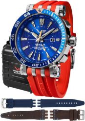 Zegarek męski Vostok Europe NH34-575A716SR czerwony. Czerwone zegarki męskie Vostok Europe, bez wzorów. Za 6,581.12 zł.