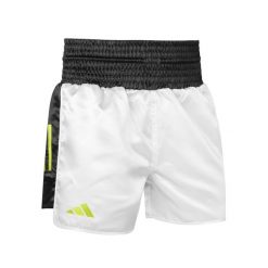 Szorty bokserskie adidas Pro. Białe szorty damskie Adidas, bez wzorów, sportowe. Za 227.00 zł.