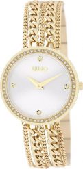 Zegarek Liujo Zegarek damski LIU JO TLJ1832 CYRKONIE złoty. Żółte zegarki damskie Liujo, złote. Za 795.00 zł.