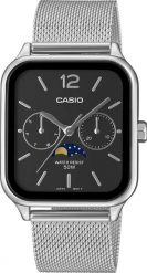 Zegarek Casio Zegarek męski Casio MTP-M305M-1AVER srebrny. Szare zegarki męskie Casio, bez wzorów, srebrne. Za 447.45 zł.