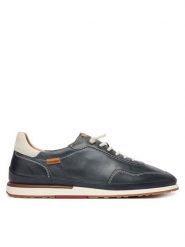 Pikolinos Półbuty Denia W0A-6842C3 Granatowy. Niebieskie półbuty damskie Pikolinos, bez wzorów, ze skóry, bez obcasa, na płaskiej podeszwie, bez zapięcia. Za 639.99 zł.