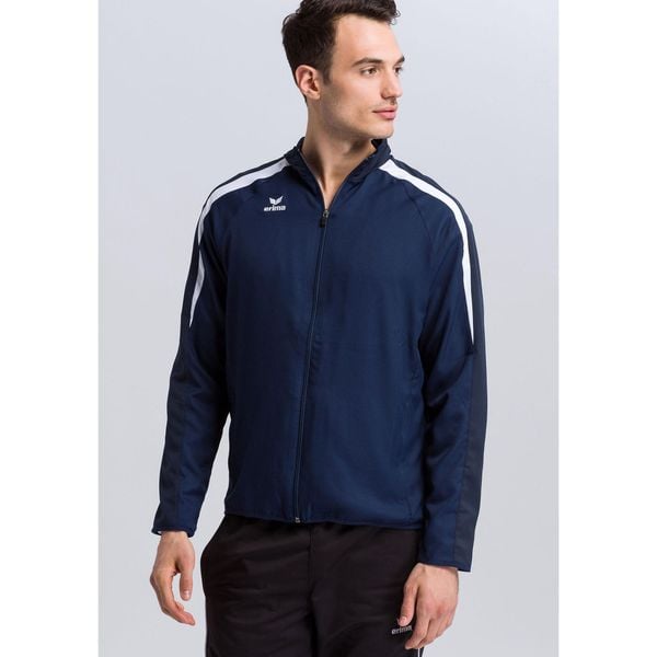 Kurtka wizytowa Erima Liga 2.0. Białe kurtki męskie Erima, bez wzorów, wizytowe, bez kaptura. W wyprzedaży za 115.50 zł.