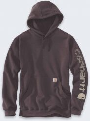 Visent Bluza Carhartt Iconic K288 Logo Dark Sepia. Brązowe bluzy męskie Visent, m, bez wzorów, bez ramiączek, bez kaptura. Za 265.11 zł.
