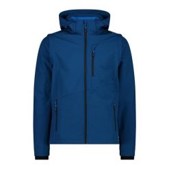 Softshellowa kurtka wodoodporna CMP. Niebieskie kurtki sportowe męskie CMP, m, bez wzorów, z softshellu, bez kaptura. Za 459.50 zł.
