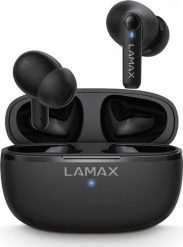 Słuchawki Lamax Clips1 Play czarne. Czarne słuchawki bezprzewodowe Lamax. Za 90.47 zł.