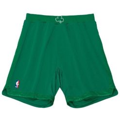 Szorty Boston Celtics Authentic Christmas Day 2012/13. Zielone szorty damskie Mitchell & Ness, bez wzorów, sportowe. Za 676.50 zł.