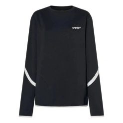 Oakley Bluza Roam Commuter Rc Crew Foa404798-02E. Czarne bluzy męskie Oakley, m, bez wzorów, bez ramiączek, bez kaptura. Za 398.99 zł.