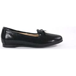 BALERINY DAMSKIE LES 4165 CZA. Balerinki damskie Lesta, bez wzorów, ze skóry, bez obcasa, bez zapięcia. Za 189.00 zł.